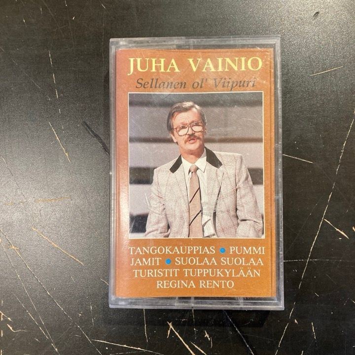 Juha Vainio - Sellanen ol' Viipuri C-kasetti (VG+/M-) -iskelmä-